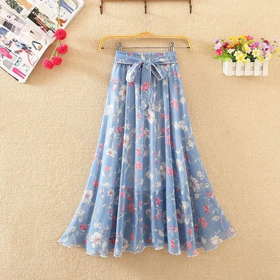 Skirts for Women Summer 2024 A Line High Waist Woman Skirt Casual Trend Modest Vintage Cheap Quality Korean Fashion Style Y2k V