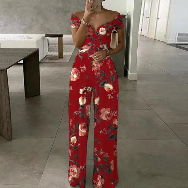 Women's Jumpsuits Bare Shoulder
