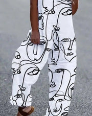Floral Print Relaxed Fit Jumpsuit