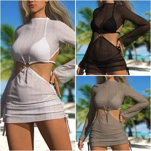 Bikini Swimsuit  New Sexy Slim Fit Backless Swimsuit