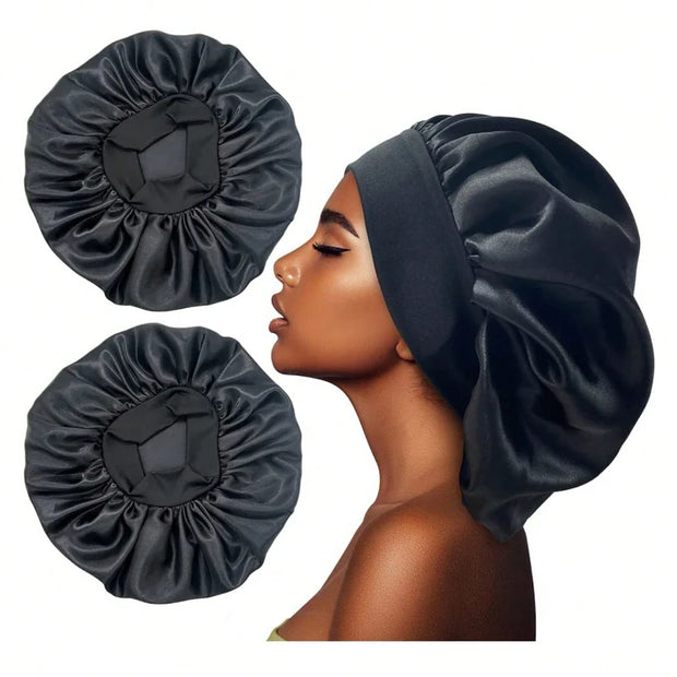 Soft Shower Caps Soft Silk Night Caps Hair Care Bonnet Nightcap for Women Beauty Salon Hair Care Hats Bathroom Products