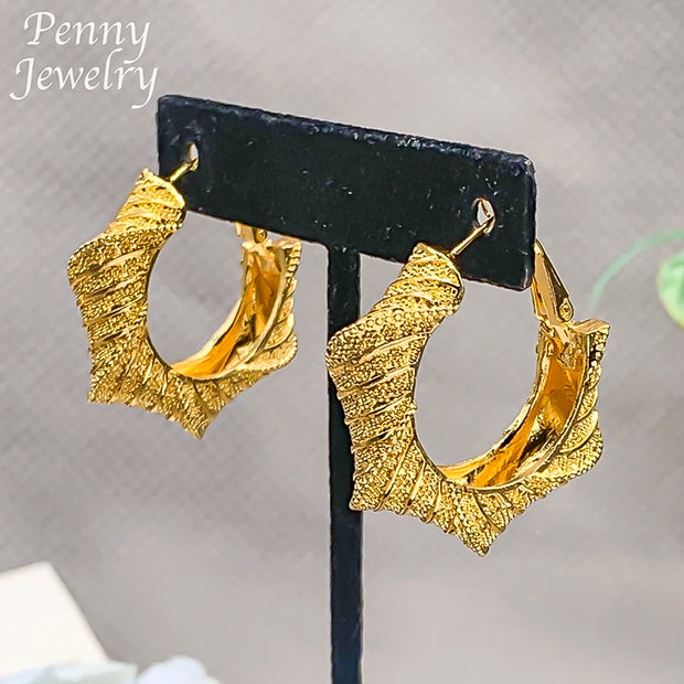 18K Gold Plated Jewelry Set for Women