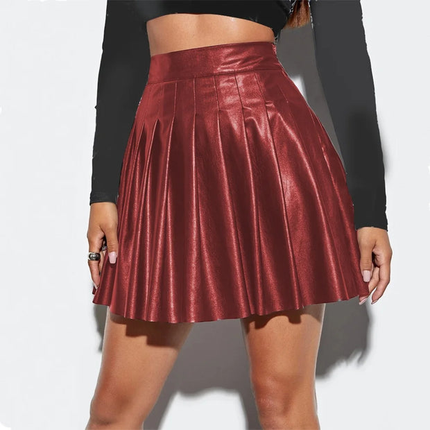 High- Waist Pleated Maxi Skirts
