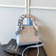 Butterfly Charm Scarf Handle Purse