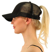 High Ponytail Baseball Cap for Women Spring Summer Sun Hat Running Snapback Hat Messy High Bun Women's Caps Female