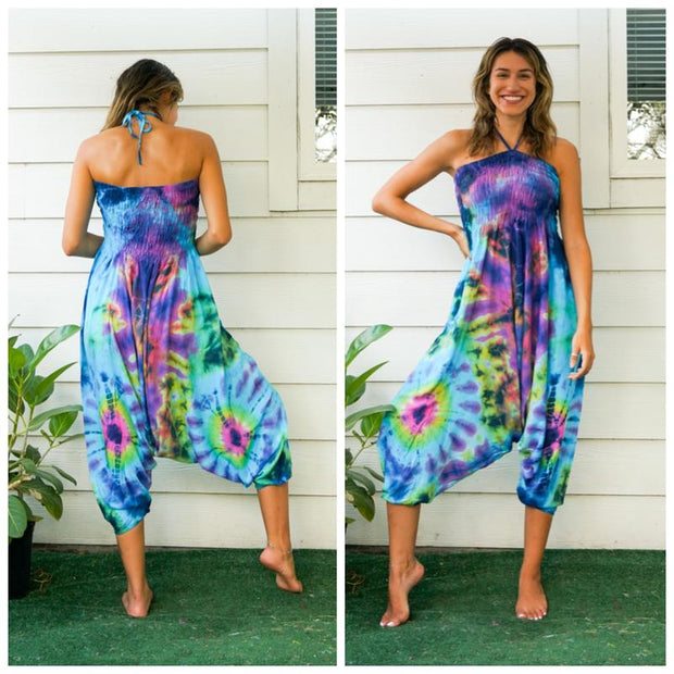 Hand Dyed Harem Jumpsuit