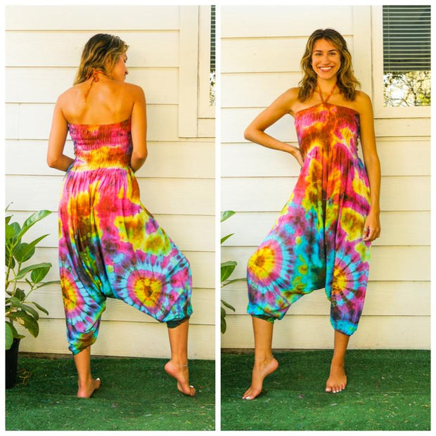Hand Dyed Harem Jumpsuit