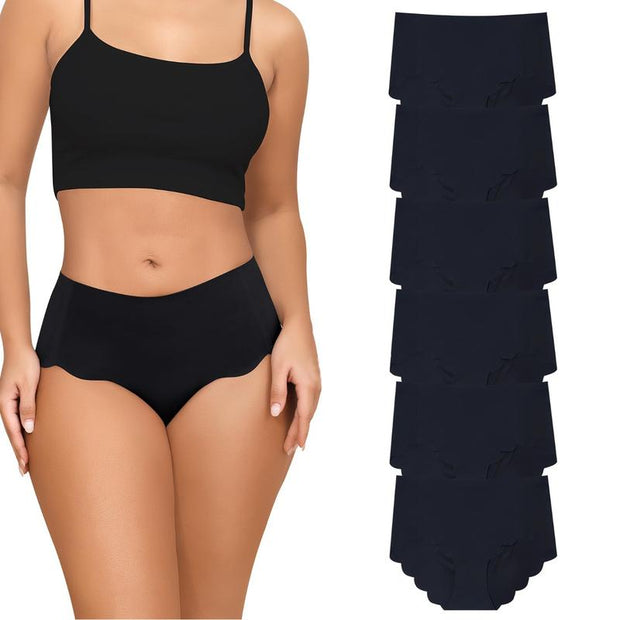 Women'S Seamless High Waisted Underwear Full Coverage 