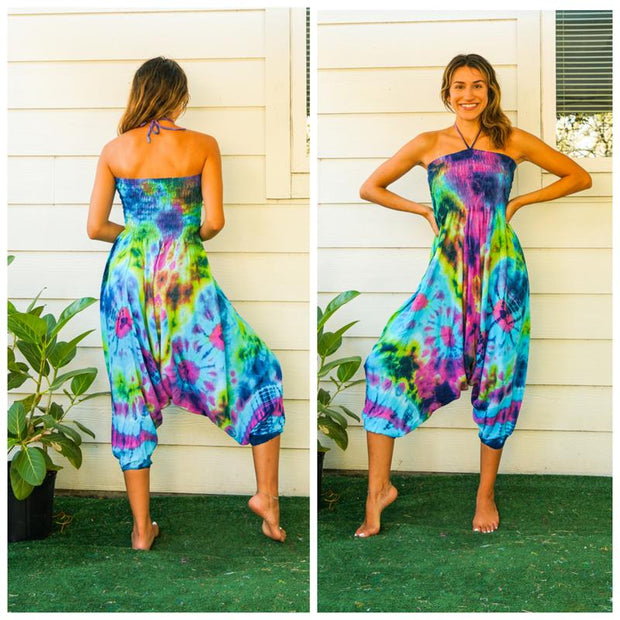 Hand Dyed Harem Jumpsuit