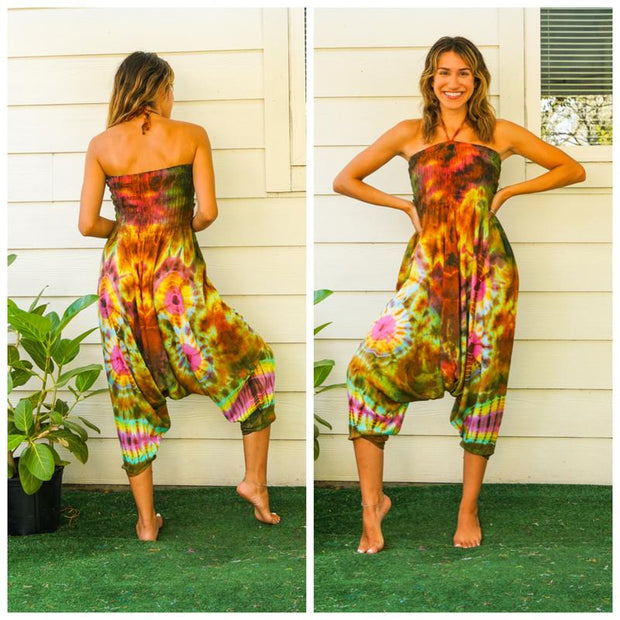 Hand Dyed Harem Jumpsuit