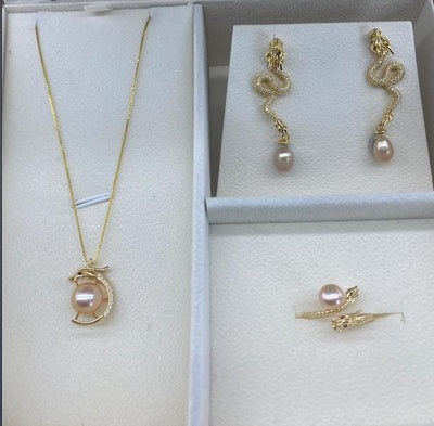Dragon Freshwater Pearl Set