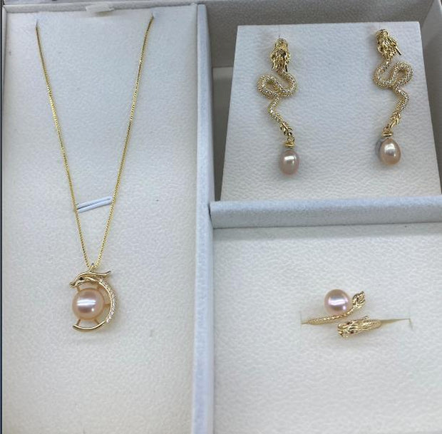 Dragon Freshwater Pearl Set