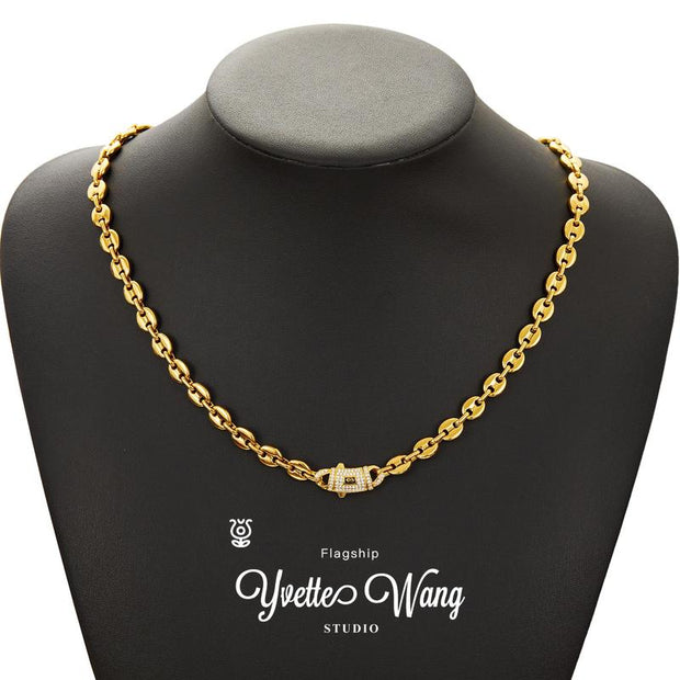 Luluyvette Stainless Steel Mariner Chain Necklace/Bracelet/Anklet