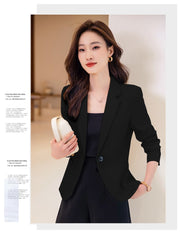 Padded Shoulder Small Blazer Women's Short Suit Top