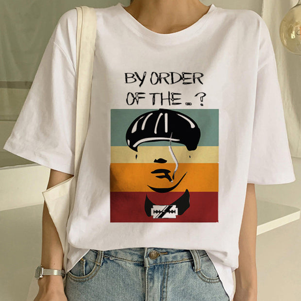 Women's Personalized Letter Printed T-shirt