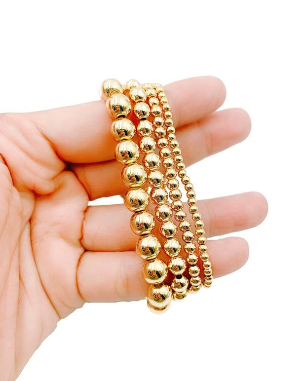 Gold Beaded Bracelet Jewelry